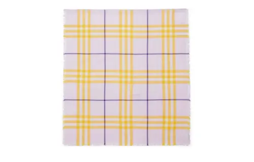Burberry checked wool scarf