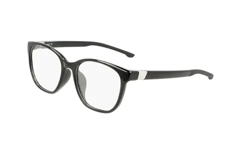 Nike Round Eyeglass Frames Unisex Black