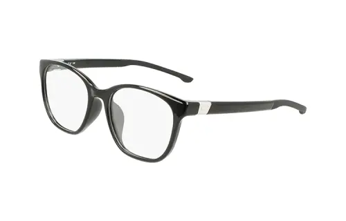 Nike Round Eyeglass Frames Unisex Black