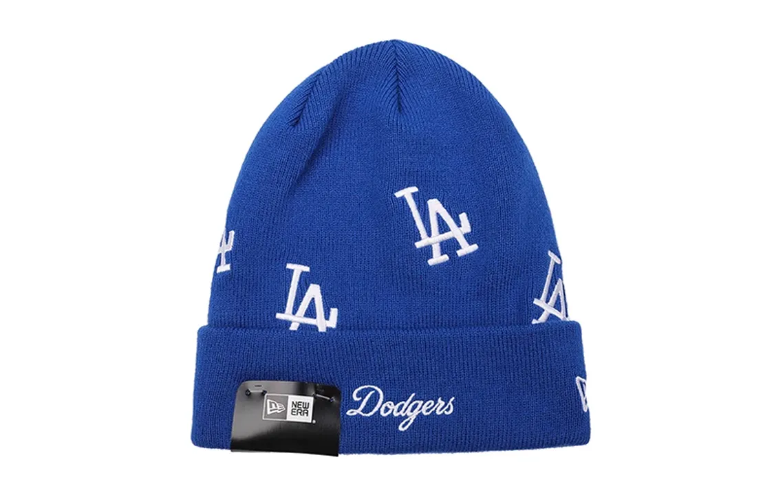 New Era Polyester, Acrylic Beanies Unisex Blue