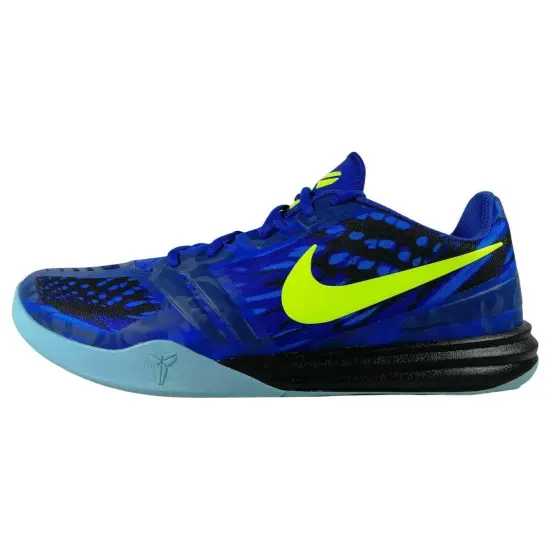Nike KB Mentality Cushioning Anti Slip And Wear Resistant Low Top Basketball Shoes Men's Blue