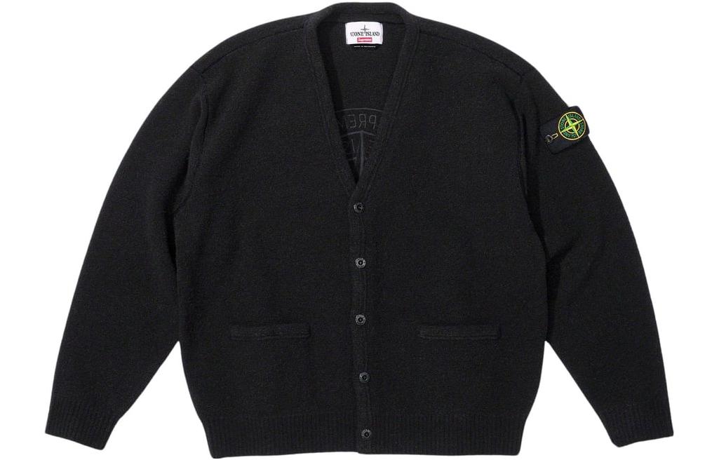 Supreme x STONE ISLAND FW23 WEEK10 BOUCL CARDIGAN LogoV