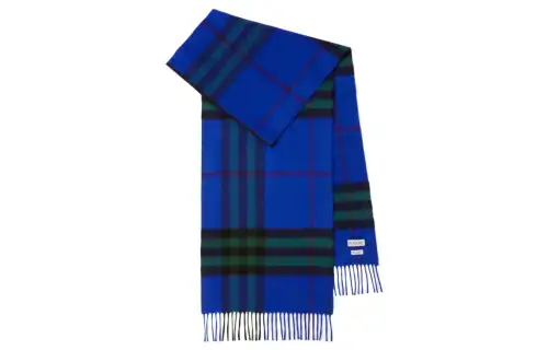 Burberry checked cashmere scarf