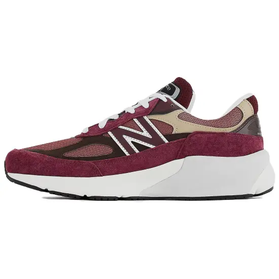 New Balance 990v6 MiUSA Teddy Santis Burgundy Tan