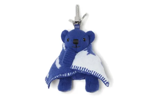 Burberry Thomas Bear wool-blend keyring