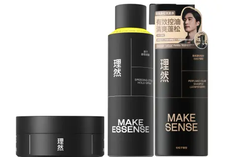 Wax, hair spray strongly flavoured, shampoo, set, long-term effect, oil sheen control, dandruff removal, adds volume