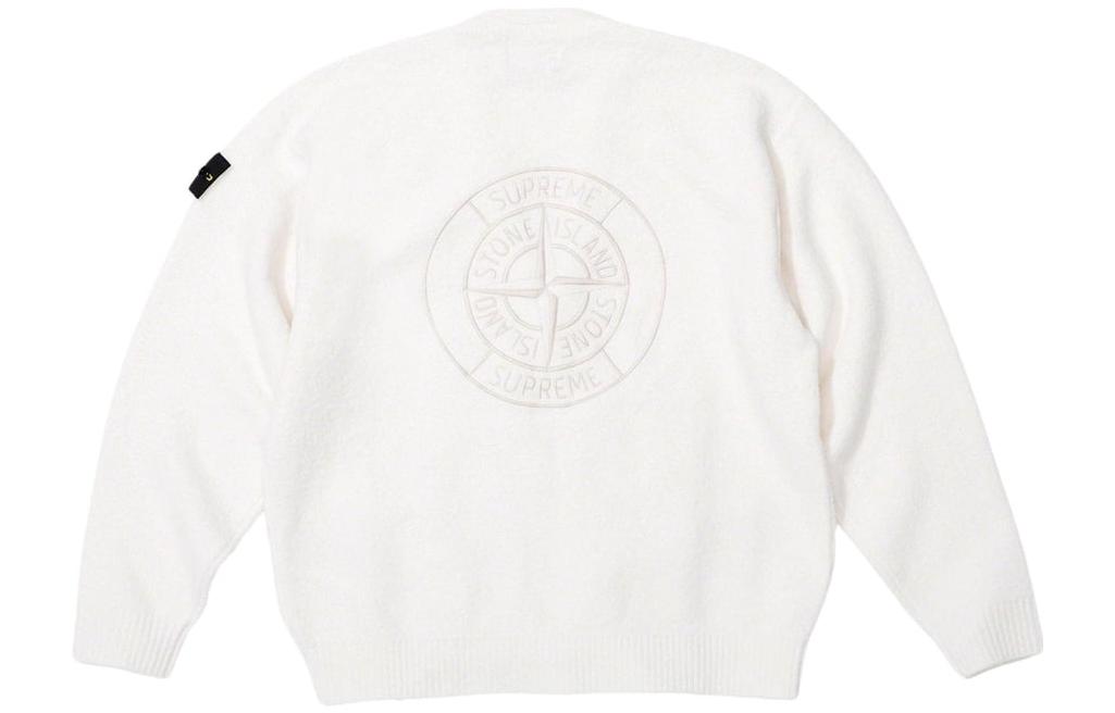 Supreme x STONE ISLAND FW23 WEEK10 BOUCL CARDIGAN LogoV