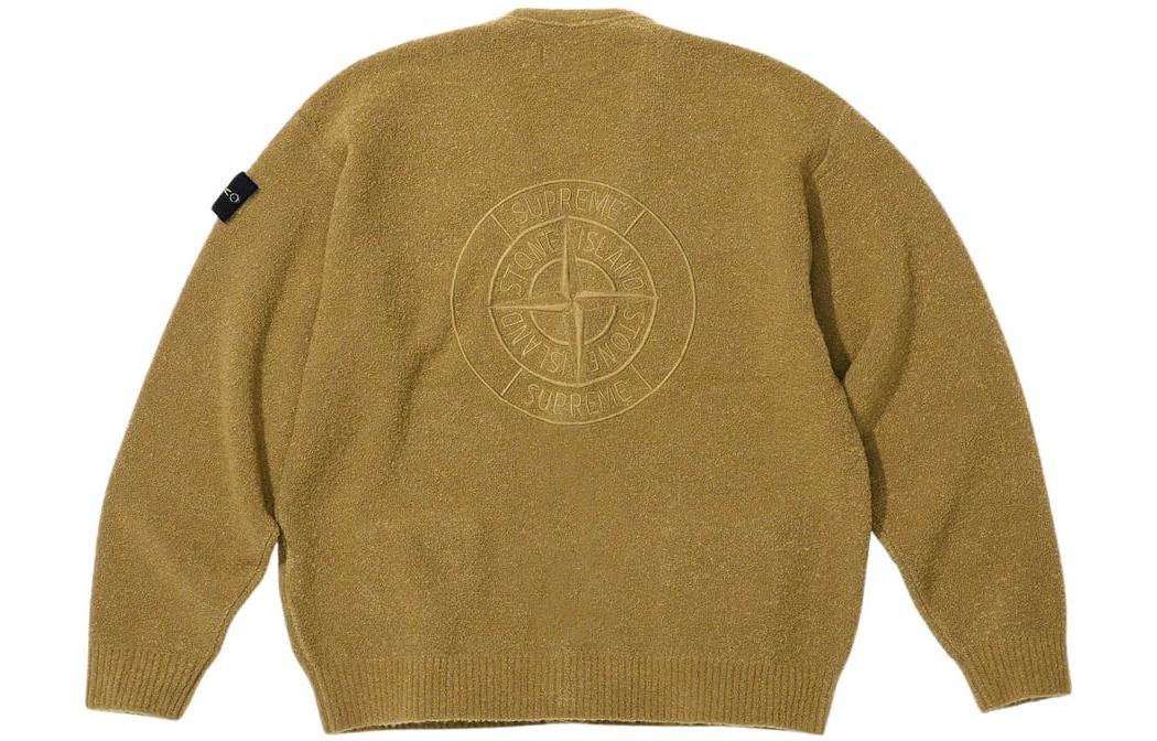 Supreme x STONE ISLAND FW23 WEEK10 BOUCL CARDIGAN LogoV