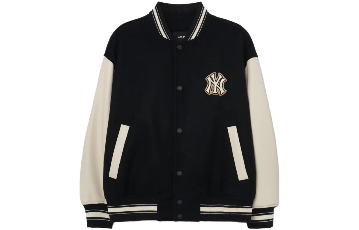 MLB Baseball Jacket Unisex Black