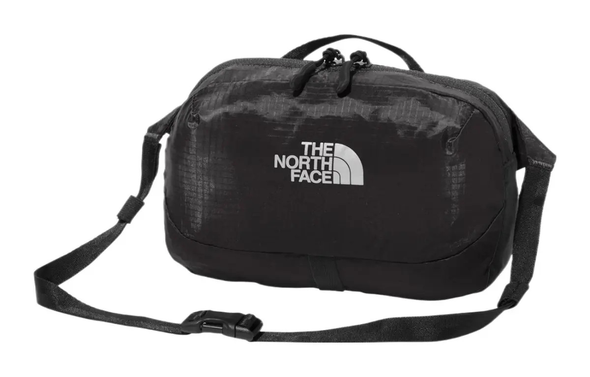 THE NORTH FACE 2L Portable One Shoulder Crossbody Fanny Pack Outdoor Bag Tear Resistant Nylon Black Unisex