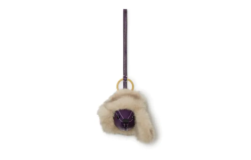 Burberry Lambskin, Cotton Charms Unisex Purple