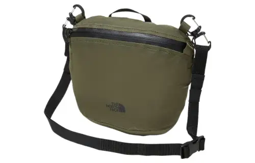 THE NORTH FACE 2.5L Shoulder Bag, Crossbody Bag, Outdoor Bag Tear Resistant Nylon Burnt Olive Green Unisex