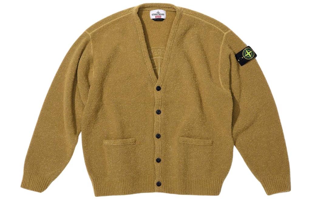 Supreme x STONE ISLAND FW23 WEEK10 BOUCL CARDIGAN LogoV