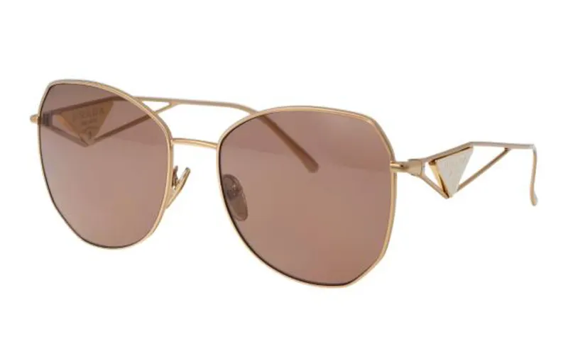 PRADA Triangle-logo Tinted Sunglasses