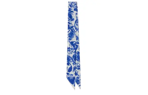 【Previous Season】rose-print silk scarf