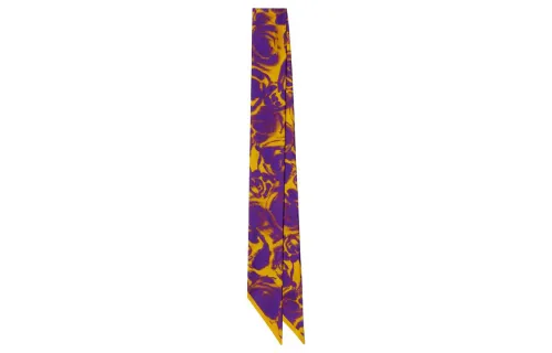 【Previous Season】rose-print silk scarf