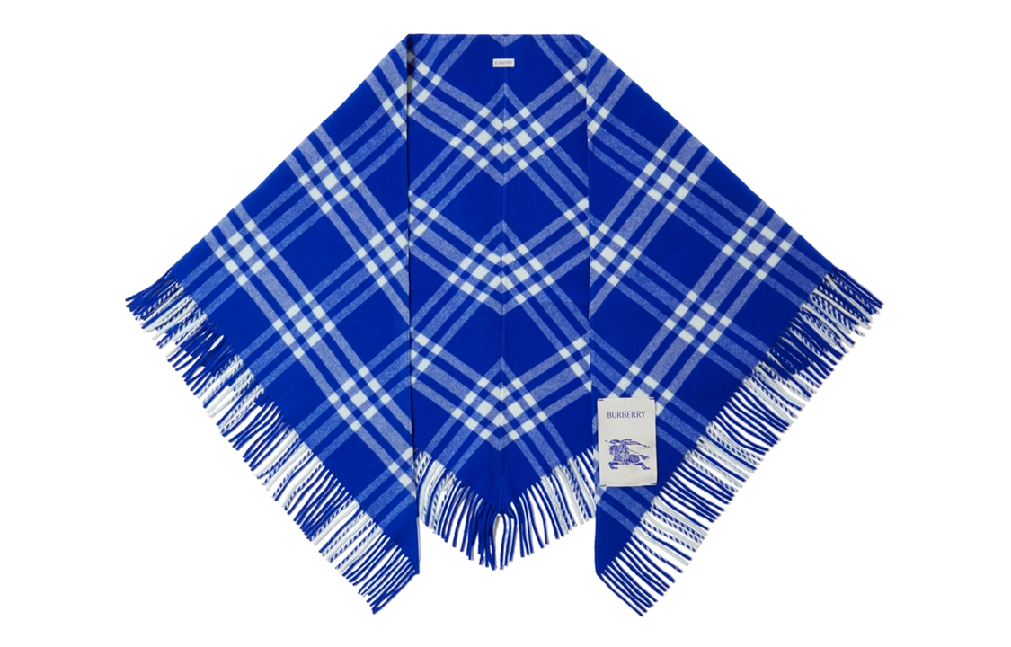 Женская палантин Burberry (синяя)