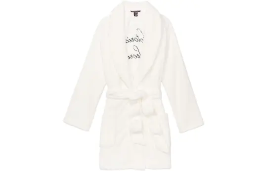 Victoria's Secret Sleep Robe Women's White