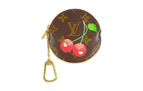Louis Vuitton x Takashi Murakami 2005 Monogram Cherry coin case
