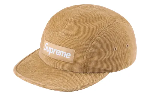 Supreme Corduroy Camp Cap FW23 Tan