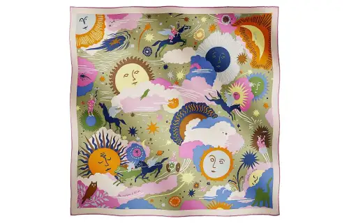 HERMES Scarves Unisex Multicolor