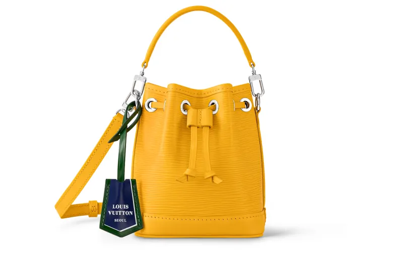 LOUIS VUITTON Epi Cow Leather Bucket Bag, Shoulder Bag, Crossbody Bag, Handbag Extra Mini Women's Pomelo Yellow