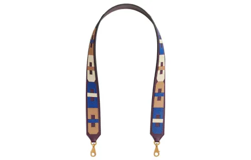 HERMES Sanglons Gold tone Lock Swift With Epsom Calfskin Bag Straps Women's Multicolor