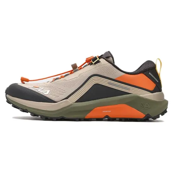 FILA 3A Lynx I+ Gold Terrain Trail Running Shoes 'Beige Green Orange'