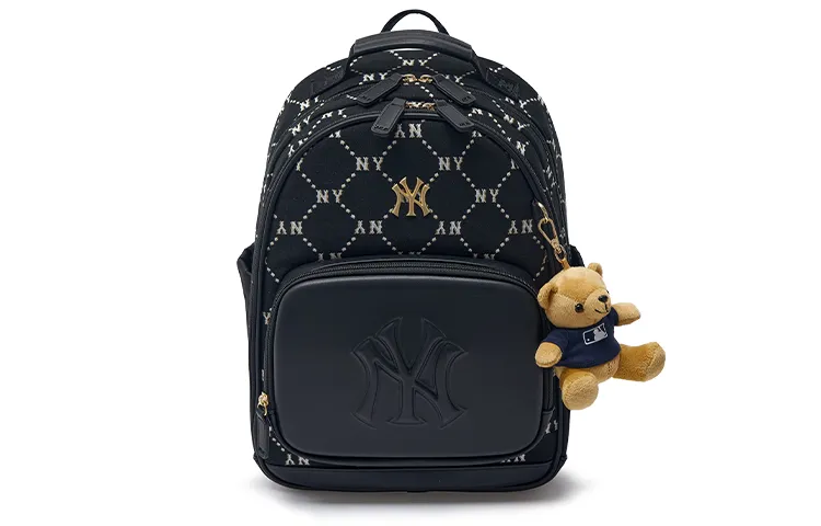 MLB Cotton With Polyester Backpack Regular Women's Black
