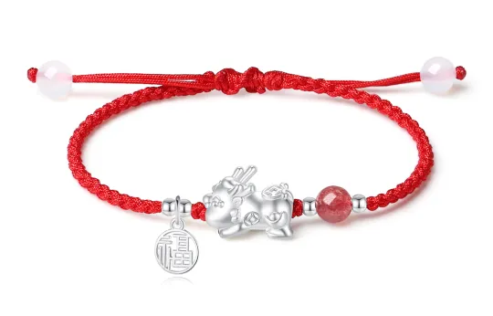 YINCHIE 999 Fine Silver Bracelets Unisex