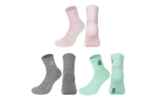 Peak Wiggins AW1 series solid color towel bottom basketball stockings, mid-calf socks, same style for men and women