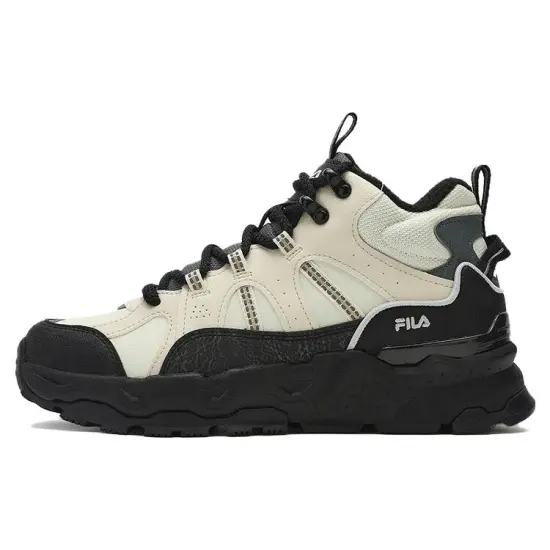 FILA Comfortable Versatile Shoes 'White Black' Women's