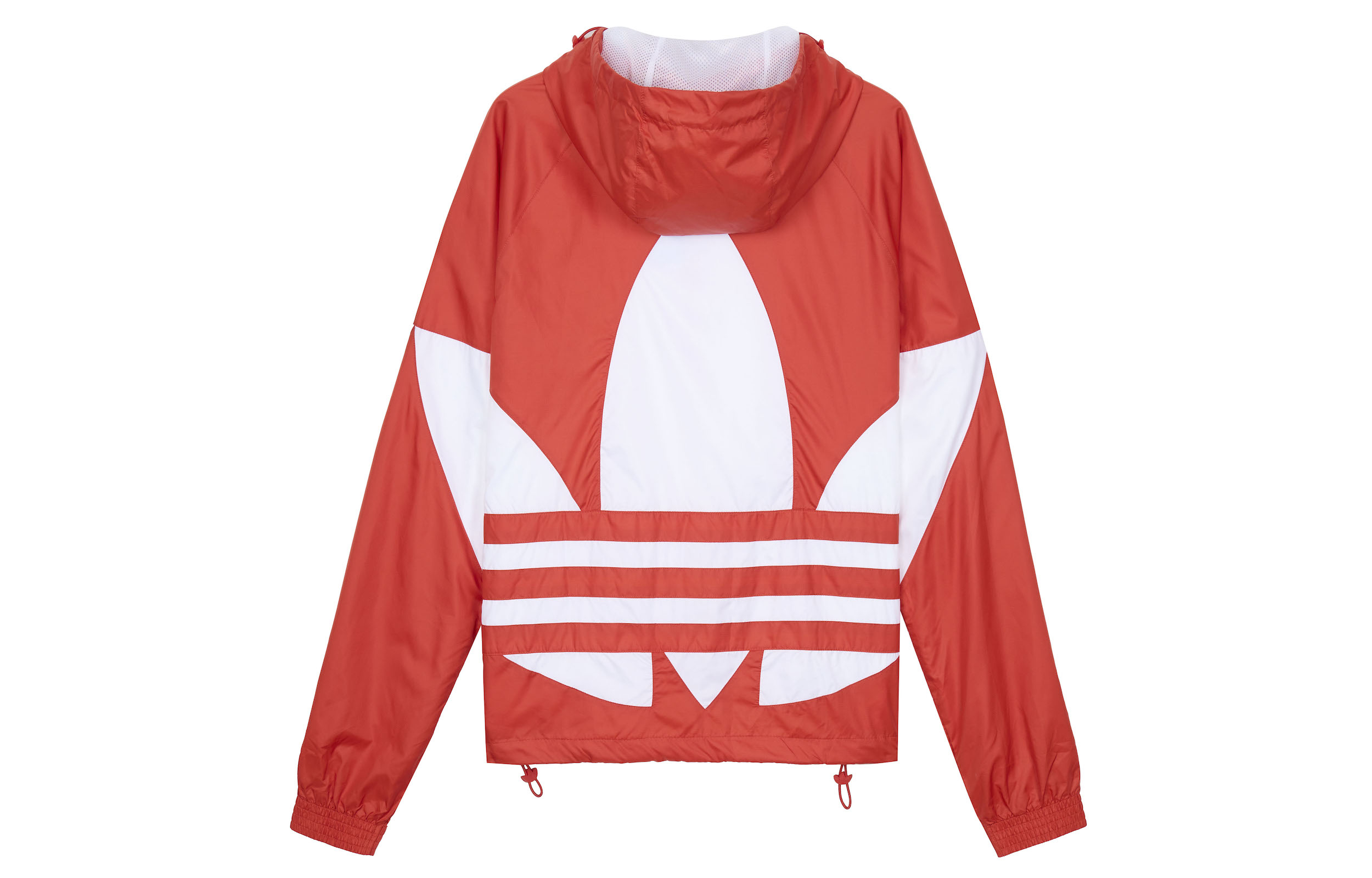 Мужские куртки adidas originals Big trefoil Logo (красный) — фото 2