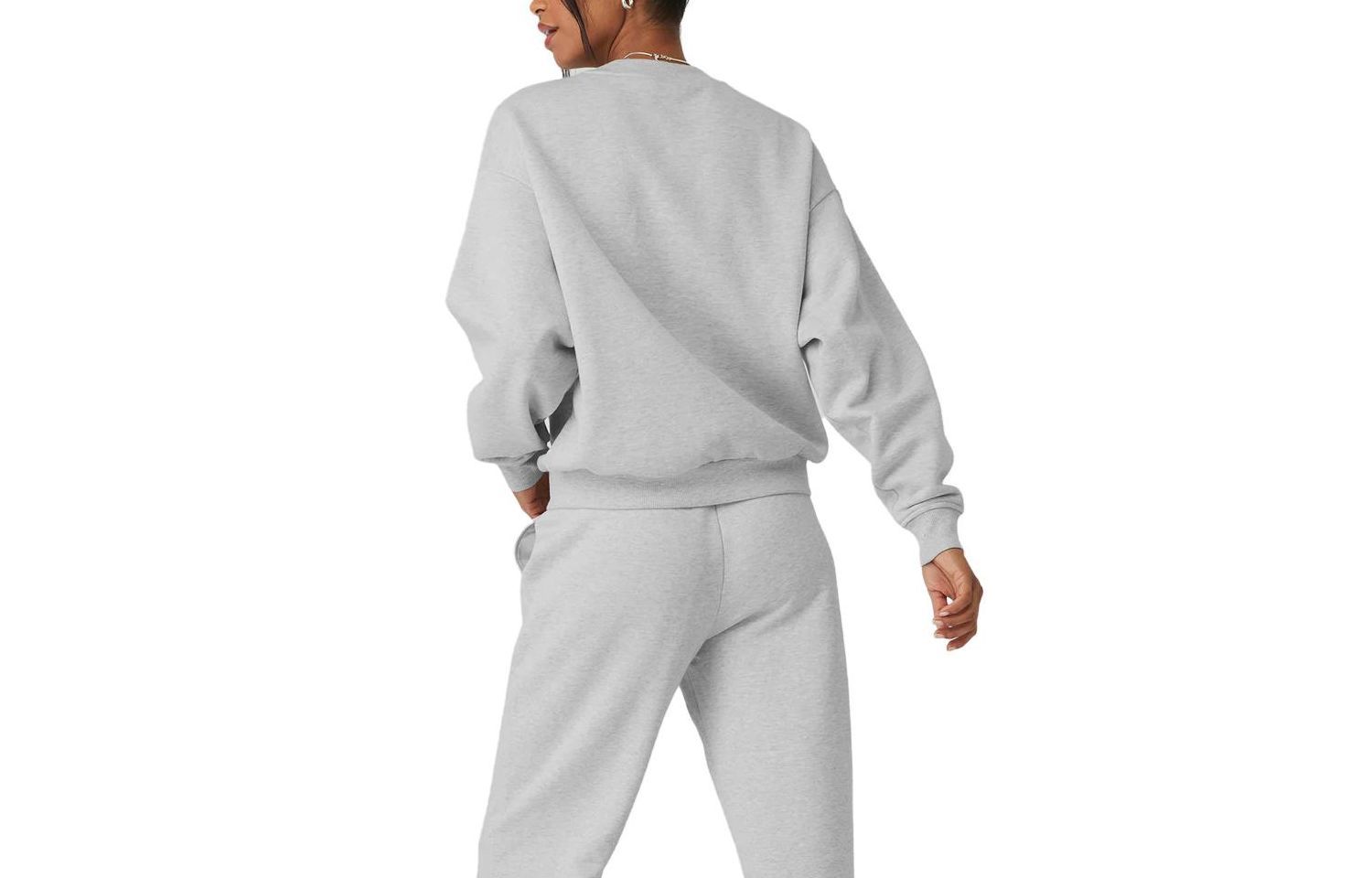 alo yoga ACCOLADE CREW NECK PULLOVER JISOO