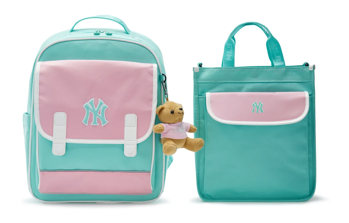 MLB Nylon 2 in 1 Backpack Women's Green & Pink