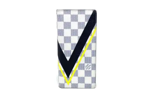 LOUIS VUITTON Canvas Wallet Unisex Blue