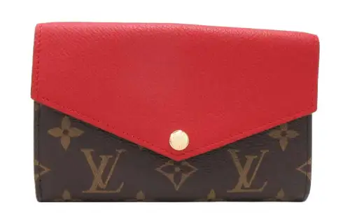 LOUIS VUITTON Pallas Monogram Canvas Legend Wallet Regular Unisex Cherry