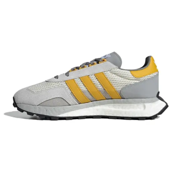 Adidas Originals RETROPY Series Running Shoes Unisex Low-Top Gray Yellow