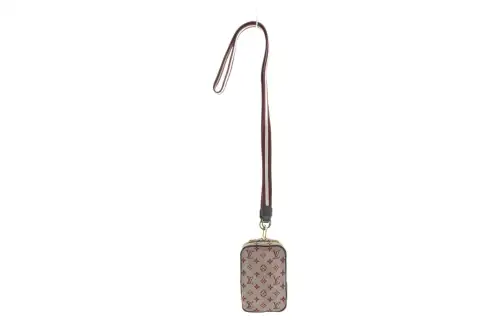 LOUIS VUITTON Monogram Canvas Clutch Mini Women's Pink