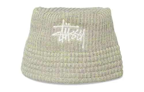Stussy Mixed Yarn Knit Bucket Hat
