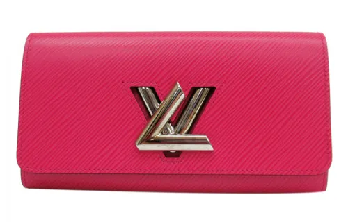 LOUIS VUITTON Twist Wallet Epi Hot Pink