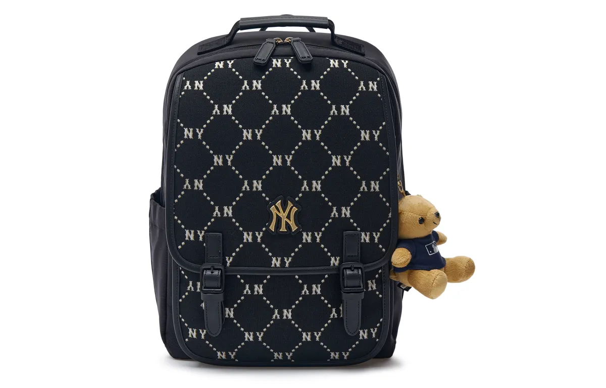 MLB Synthetic Leather Backpack Regular Men's Black