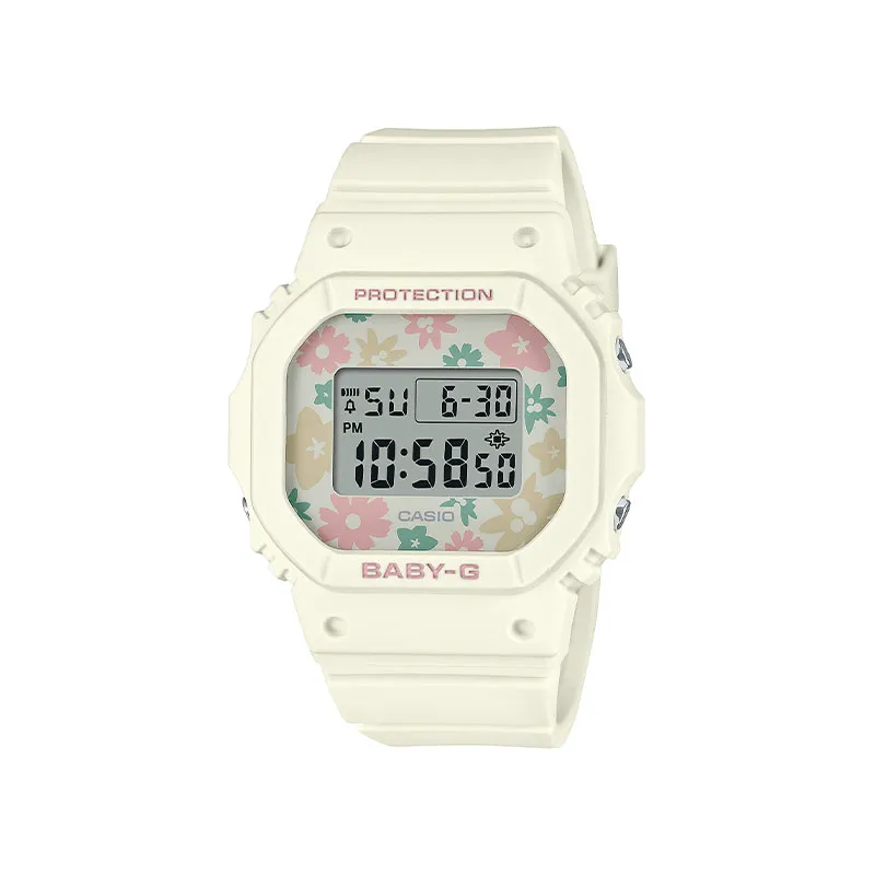CASIO Women's BABY-G White Watch BGD-565RP-7PR