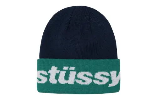 Stussy Helvetica Jacquard Beanie