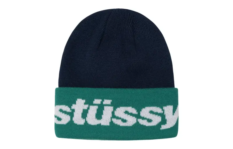 Stussy Helvetica Jacquard Beanie
