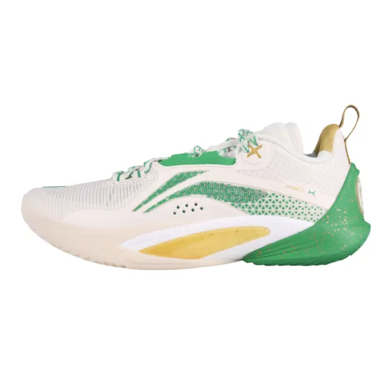 LINING Speed 10 Basketball Shoes Men Low-Top Green