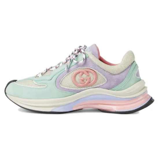 GUCCI Women's Run Sneaker 'Turquoise Lilac'
