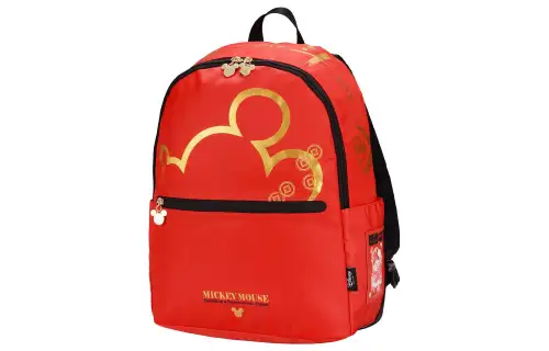 Li Ning Disney Mickey, Collaboration Sports Fashion Collection Polyamide Backpack Regular Unisex Red