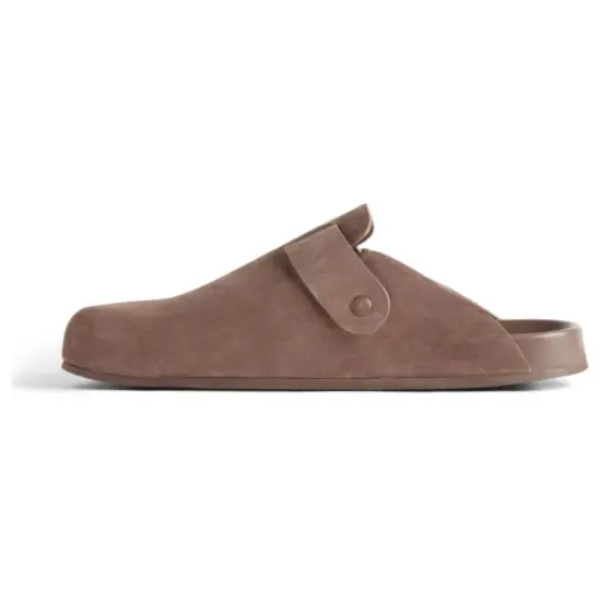 Balenciaga Sunday Mules 'Light Brown Suede Calfskin' Women's
