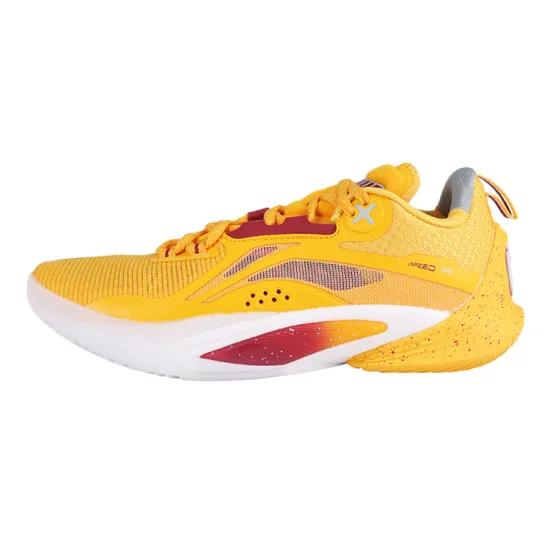 LINING Speed 10 Basketball Shoes Men Low-Top Yellow